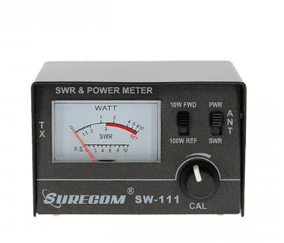 Surecom SW-111 100 Watt SWR / Power Meter for CB Radio Antenna