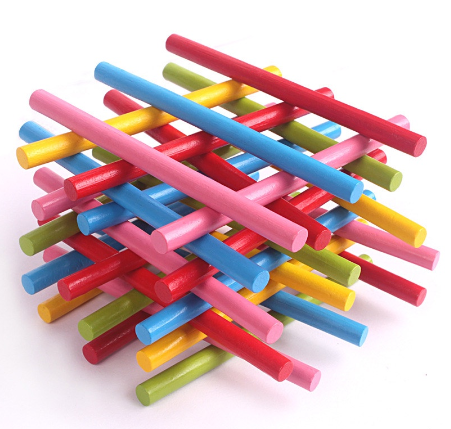 100Pcs Colorful Bamboo Counting Sticks Children Learning Math Teaching Kids Preschool Montessori Early Education Toys