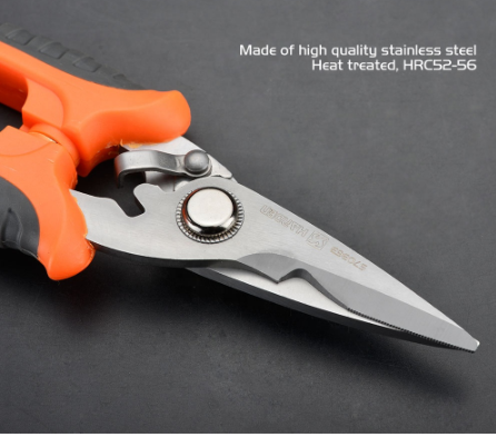 Harden 570363 180mm Multi Purpose Scissors (Professional) Trimming Tools Stainless Steel