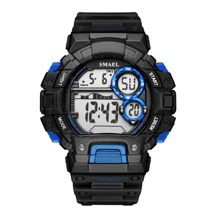Smael Men's Sports Watch Luxury Brand Military Fashion Digital Alarm Stopwatch Clock 005