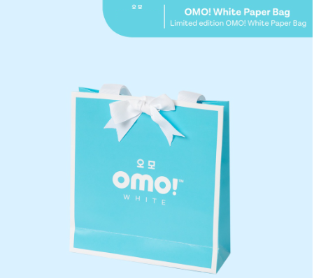 OMO! White Gifting Paper Bag