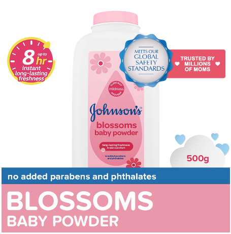 Johnson's Blossoms Baby Powder 500g - Baby Essentials, Baby Care