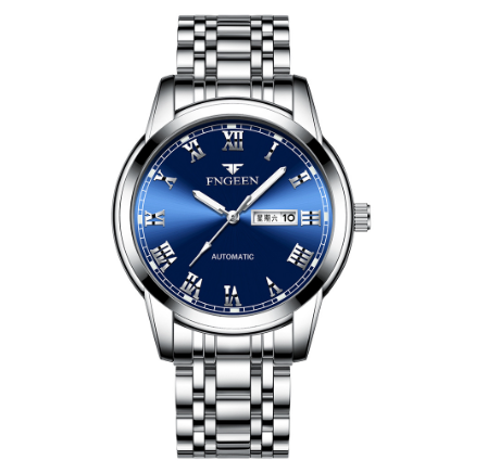 FNGEEN 4002 Men's Quartz Watch SILVER BLUE