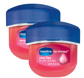 Vaseline Lip Therapy Lip Balm Rosy 7g (Bundle of 2)