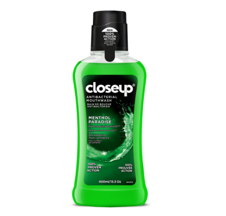 Closeup Antibacterial Mouthwash Menthol Paradise 400ml