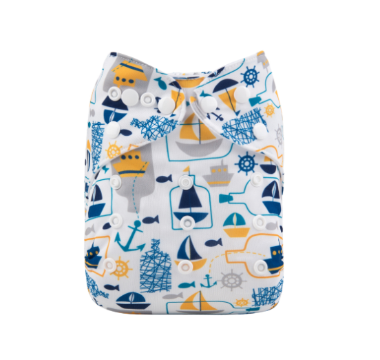 Alva Baby Cloth Diapers Washable Pocket Nappy Diaper for Newborn Without Insert N28