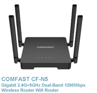 COMFAST CF-N5 Gigabit 2.4G 5GHz Dual-Band 1200Mbps Wireless Router Wifi Router