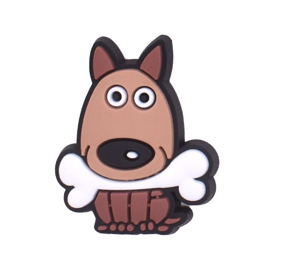 Cute Bichon Frise Jibbitz for Crocs Paw Dog Jibbits Charm Golden Retriever Shoe Charms Pug Corgi Jibits Crocks Kids Shoes Accessories D24