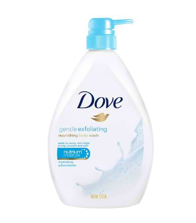 Dove Body Wash Gentle Exfoliating 550ml