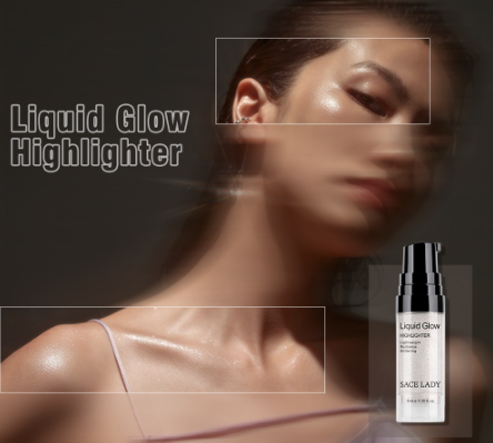 SACE LADY Liquid Highlighter Glitter Smooth Natual Face Glow Make Up Cosmetics