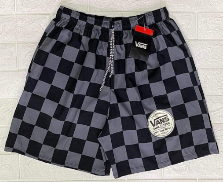 Checkered Taslan Shorts for Adults