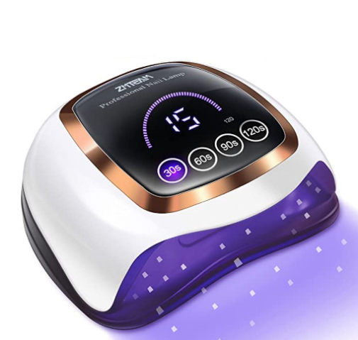 UV Light Nail Dryer Nail LED Lamp 168W Gel UV Lamp for Fast Nail Drying, Gel Nail Polish Curing Lamp Professional with 4 Timer Smart Sensor