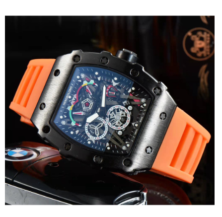 Original Luxury Fashion Barrel Shape Business Casual Luminous Waterproof Men Women Silicone Watch