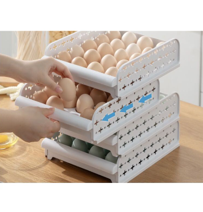 20 Grid Stackable Egg Storage Rack Tray
