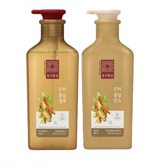 Kerasys Dong Yi Hong Sam Ginger Red Ginseng Shampoo & Conditioner 500ML