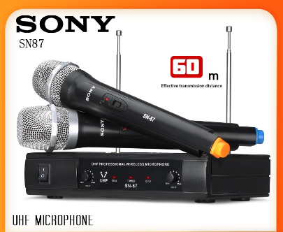 SONY SN87 Wireless Microphone VHF 2 Handheld Professional Audio Equipment