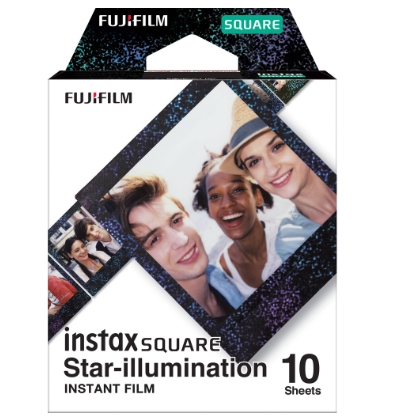 Fujifilm Instax Square Illumination 10 Sheets Film for Fujifilm Instax Square Mini Cameras