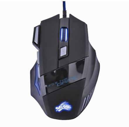 5500DPI LED Optical USB Wired Gaming Mouse 7 Buttons Ga Computer Mice