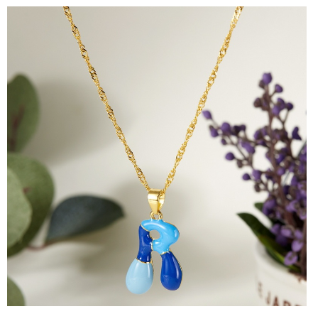 Dropping Oil 26 English Letter Pendant Necklace Fashion Colorful Letter Necklace Men's and Women's Jewelry