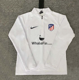 23-24 Season Atletico Madrid Football Club Long Sleeve Training Clothes Men's Soccer Jersey Autumn Winter Warm Sportswear Breathable Quick Dry