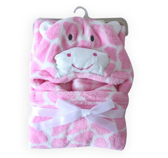 Baby Coral Fleece Cartoon Bath Towel Baby Warm Cloak Baby Cute Bath Towel BT8