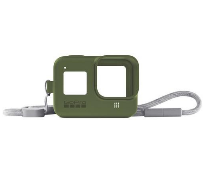 GoPro Hero 8 Silicon Case Sleeve + Lanyard for GoPro Hero 8 Army Green