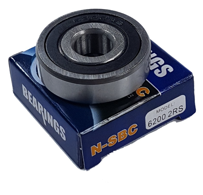 N-SBC Ball Bearing 6200 Two-Sides Rubber Seal