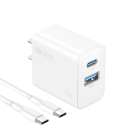 1HORA 2in1 Travel Charger adaptor Original Universal Android Phone For realme samsung Type C Charger Fast Charging GAR162