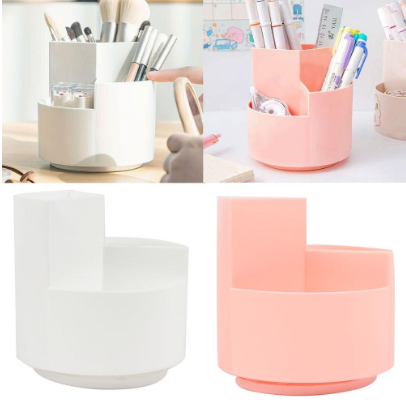 Makeup Organizer, 360 Degree Rotating Large Capacity Perfume Organizer Makeup Brush Holder for Vanity Decor Bathroom Countertops