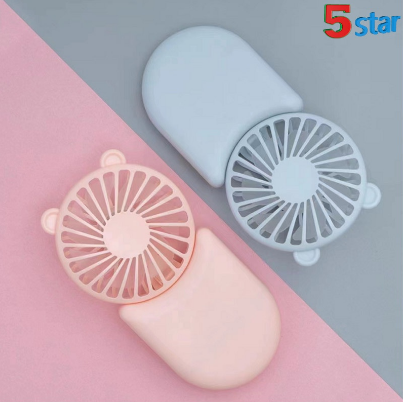 Desk Electric Fan Small foldable fan with USB charging retractable portable Mini fan