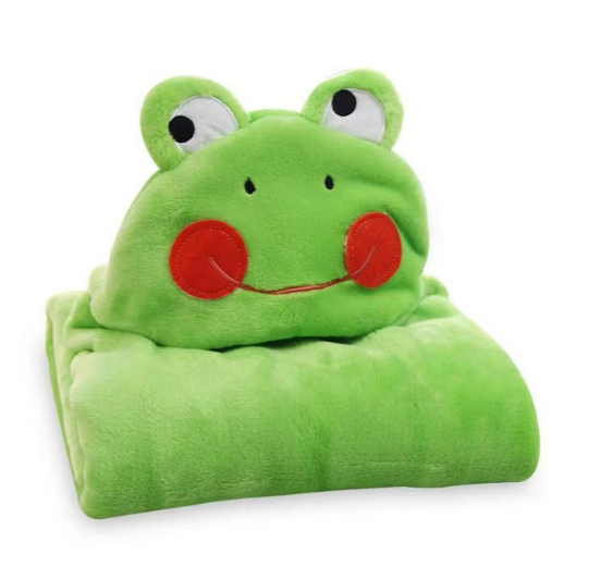 Ready Stock Hooded Baby Blanket Swaddle Bath Robe Towel Flannel Kids Newborn SB13