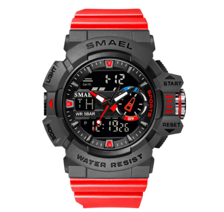 Smael 8043 Sport Watch Waterproof Top Brand Luxury Sports Digital Men's Wristwatch Military Army M005