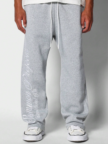 SUMWON Loose Fit Cargo Jogger With Embroidery