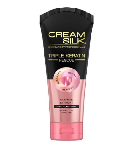 Cream Silk Triple Keratin Rescue Ultra Conditioner Ultimate Straight 170ml