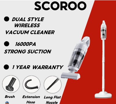 Vacuum Cleaner Wireless 19000Pa Suction Wet And Dry Hand-Held Car Home Portable