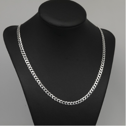 Silver RR0015 92.5 Italy Silver Men's Necklace