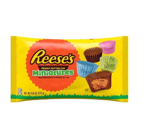 Reese's Milk Chocolate Miniatures Peanut Butter Cups 272g
