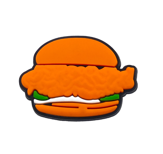 Cartoon Hamburger Food Croc Accessories Fried Chicken Jibbits Charm Popeyes Fries Jibits Crocs for Women Shoe Charms Pins Decoration f13