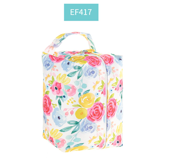 Happyflute Baby Diaper Pods Reusable Waterproof Fashion Prints Wet Dry Cloth Wet Bag Mums Storage Travel Nappy Bag C6