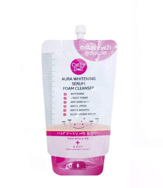 Cathy Doll Aura Whitening Serum Foam Cleanser 12ml