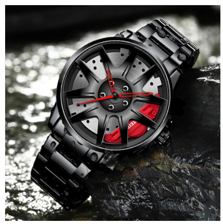 POSHI Quartz Business Wacthes Men's Stainless Steel Wheel Hub Waterproof Wristwatch Men Watch Relo Ng Kalalakihan 1