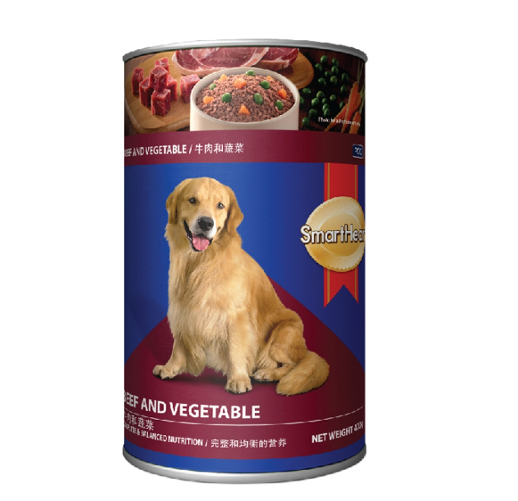 SmartHeart Canned Dog Beef with Vegetables 400g