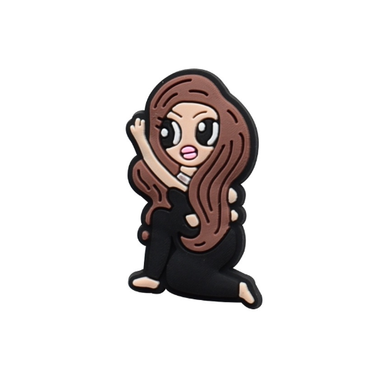 Cute Bear Cat Jibits for Croc Rainbow Jibbits Charm Mermaid Shoe Charms Pins Karol G Singer Jibitz Crocks for Girls Shoes Accessories S15