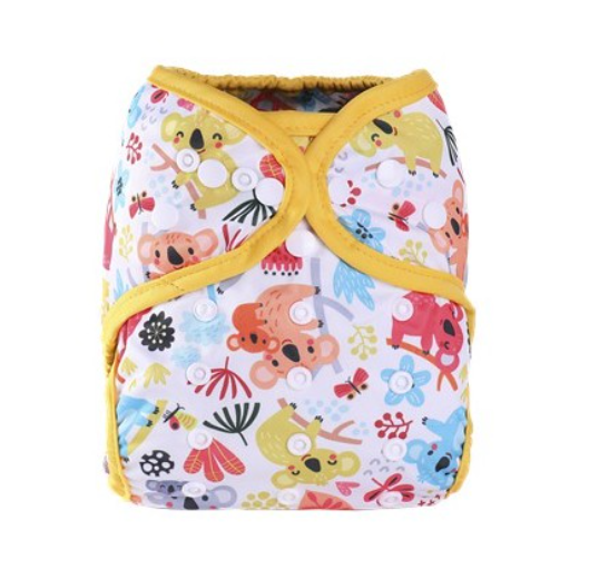 Waterproof Reusable Printed One Size Cloth Diaper Cover D11