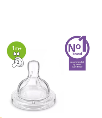 Philips AVENT 1m+ Anti-colic Slow Flow Nipple