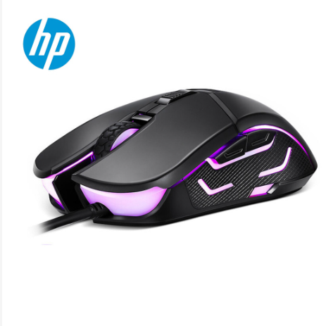 HP G260 RGB LED Light Wired Gaming Mouse Professional Macro Ergonomic 5500 DPI Mouse