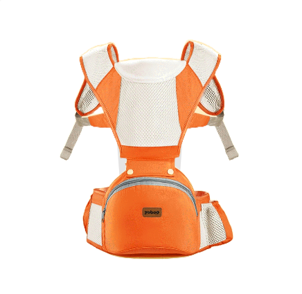 Yoboo Ergonomic Baby Carrier | Breathable | Lightweight | Multifunctional | Detachable Strap