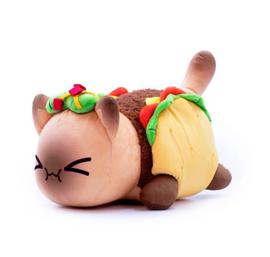 Aphmau Cat Stuffed Toys Animal Hamburg Angel rainbow French Fries Donuts Cats Plushie Plush Doll For Girls Pillow Home Decor  D19