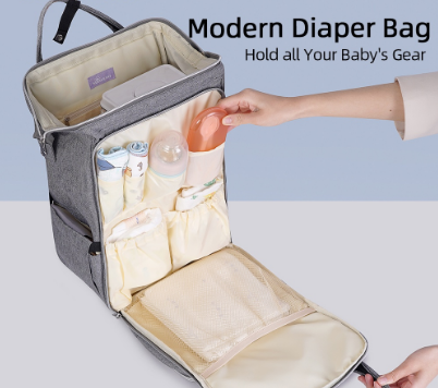 Sunveno Stylish Diaper Bag Backpack Sunveno Multifunction Travel BackPack Maternity Baby Changing Bags Large Capacity Waterproof