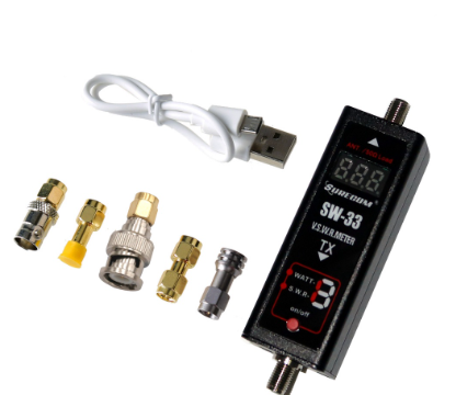 SURECOM SW-33 markII Signal Meter for 125-520 Mhz Mini Digital VHF/UHF Power & SWR Meter